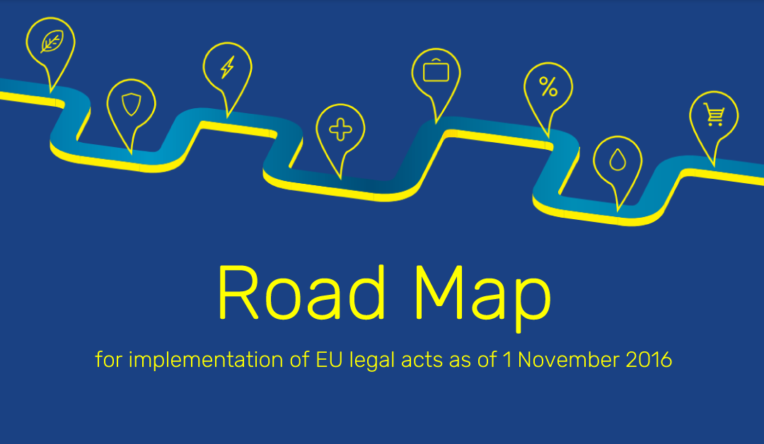 Roadmap for implementation of EU legal acts as of 1 November 2016